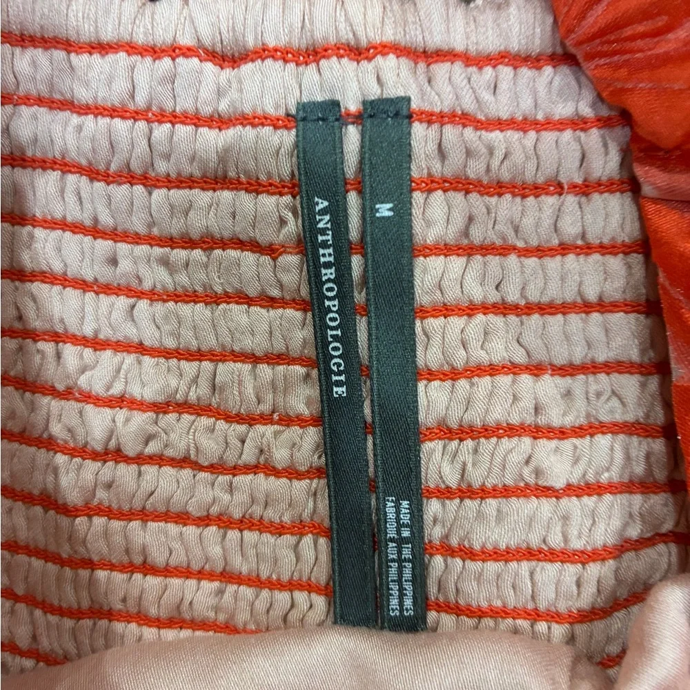 Anthropologie Red Floral Dress - Picture 2 of 3